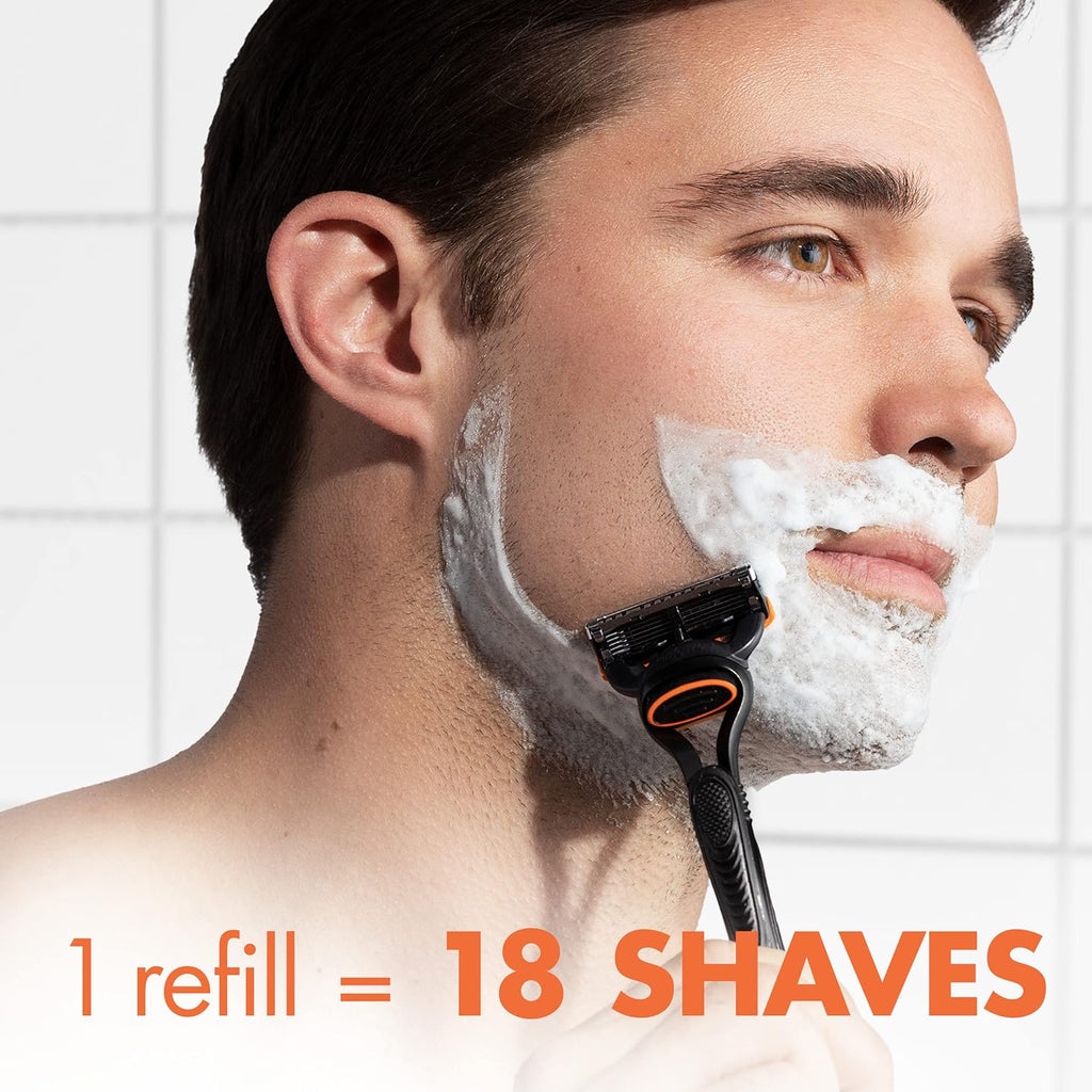 Gillette Fusion5 Razor Refills for Men, 12ct Cartridges, Lubrication Strip, Precision Trimmer for Men, 5-Bladed Refill Blades for Close Shave