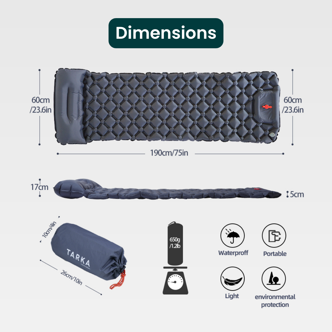 Tarka™ Ultralight & Compact Sleeping Mat